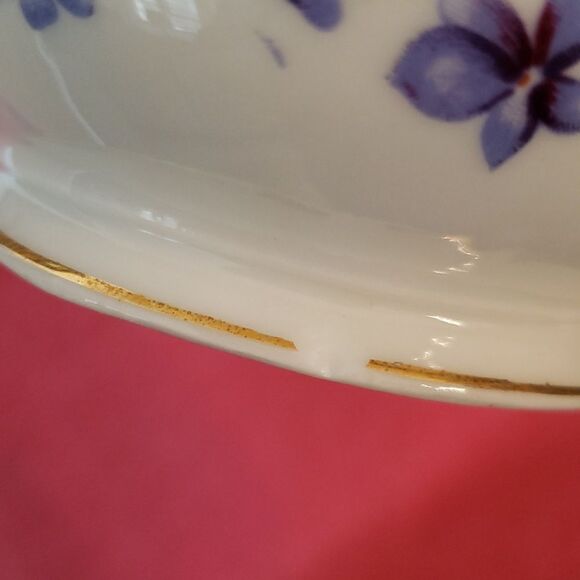 Unique Vintage Floral Design Ucagco China Creamer with Tall Handle - Picture 5 of 11